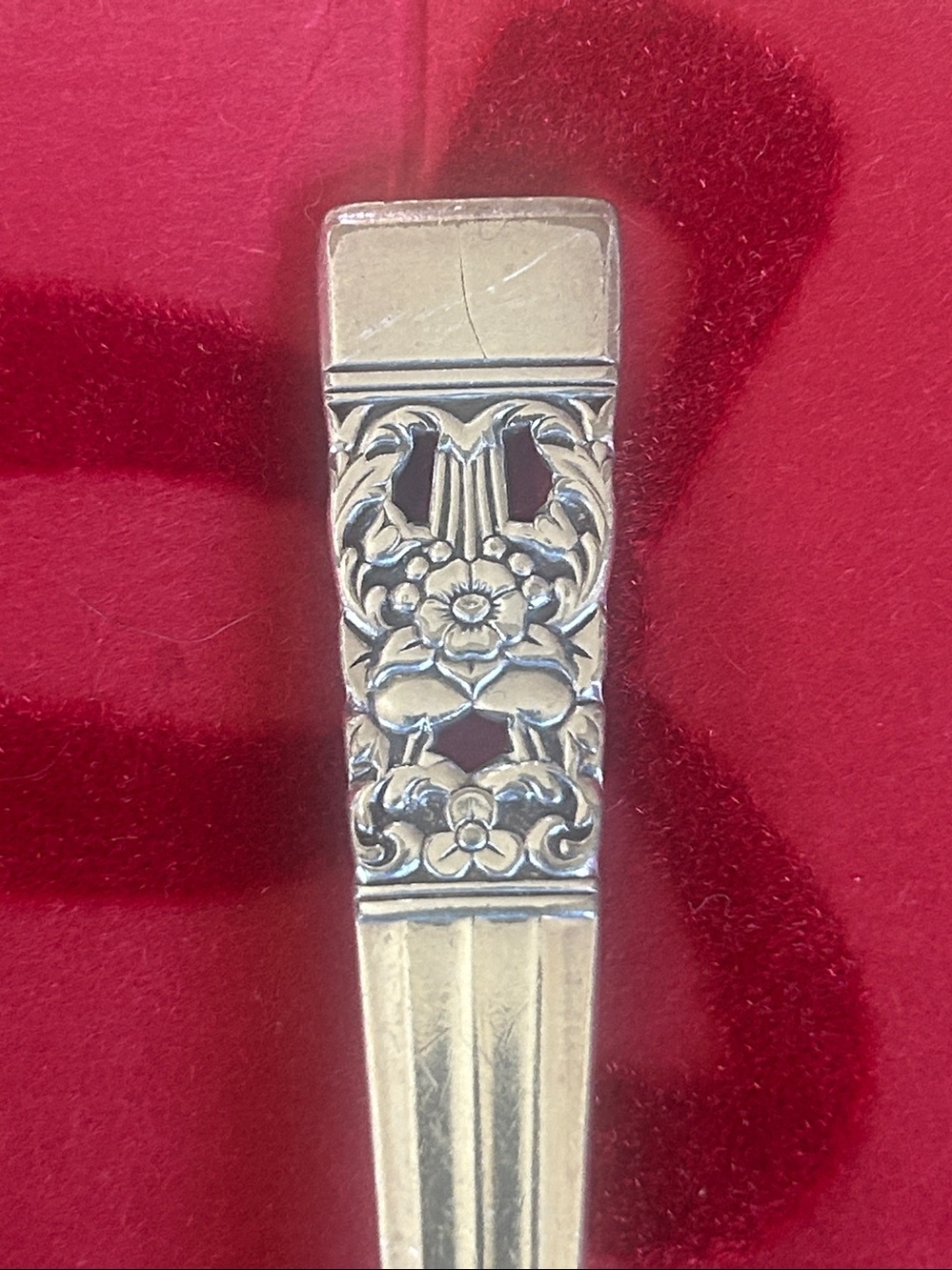 Stainless Steel Ornate Handle Dessert Flatware Set - Silver 14 piece - Picture 10 of 10